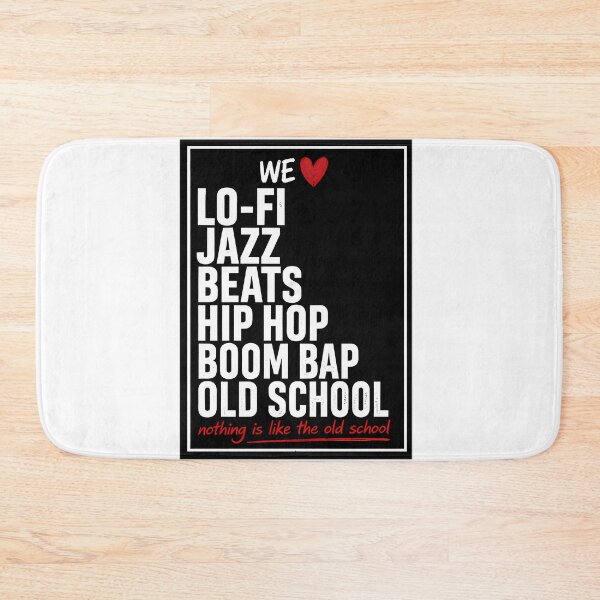 Item preview, WE LOVE LO-FI 4 – Old School Hip Hop Jazz Beats Streetwear Design designed and sold by Salimgor Hangaround Music.