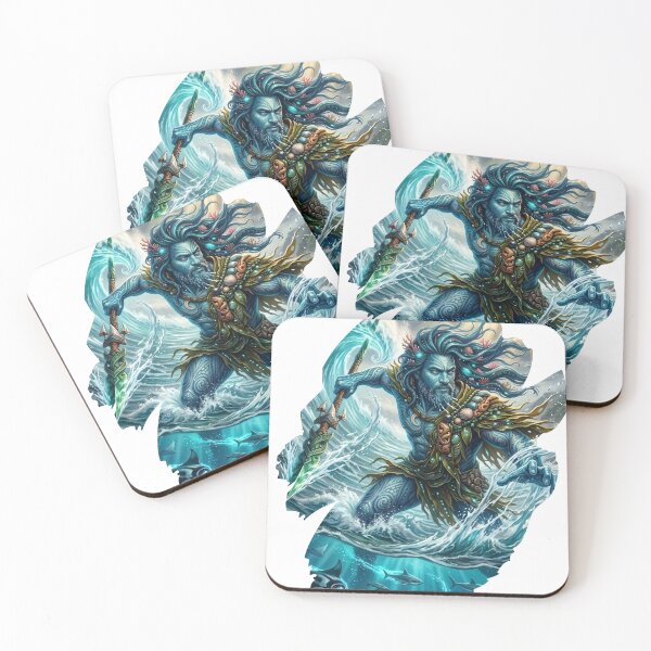 Item preview, Tangaroa: Māori God of the Ocean Art Print designed and sold by Custom Made.