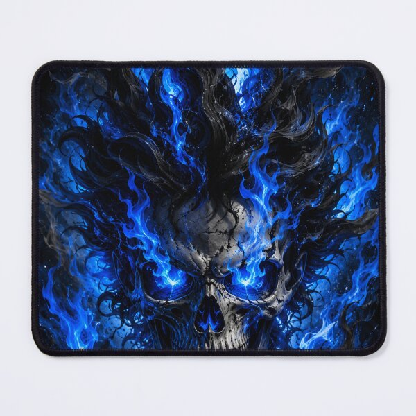 Item preview, Inferno Skull Spirit | Blue Flame Dark Artwork designed and sold by Sticleg.