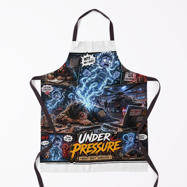 Item preview, Under Pressure Night Shift Mechanic Comic designed and sold by Artkung89.