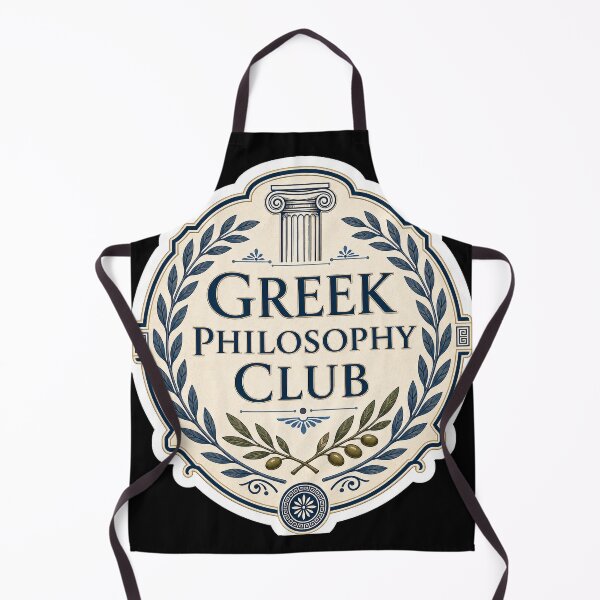 Item preview, Greek Philosophy Club Heritage Typography Design designed and sold by ArtsyExplorer.