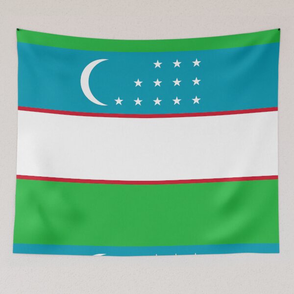 Item preview, Flag Of Uzbekistan UZ designed and sold by shitpostee.