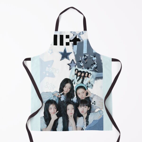 Item preview, ILLIT Blue Aesthetic Collage Wallpaper | Cute Y2K Kpop designed and sold by KryaArts27.