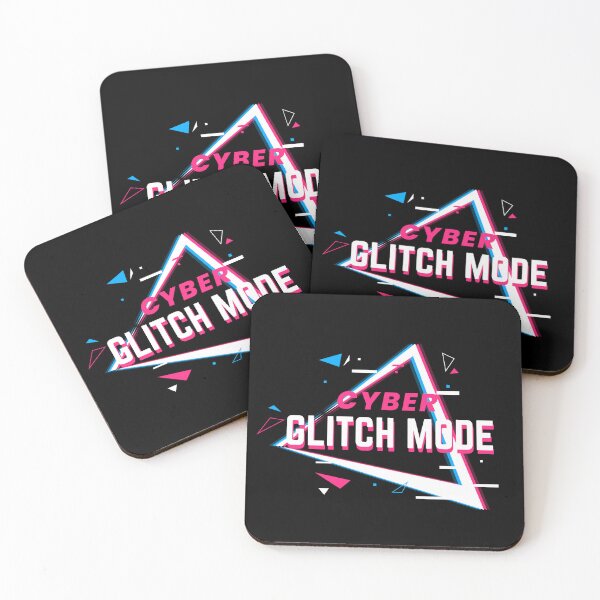 Item preview,  Cyber Glitch Mode Neon Triangle Glitch Art Streetwear Urban Digital Art designed and sold by DERA RAY.