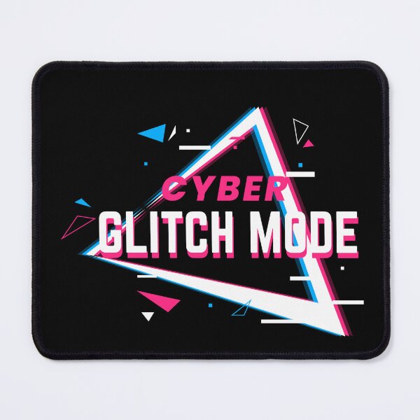 Item preview, Cyber Glitch Mode Neon Triangle Glitch Art Streetwear Urban Digital Art designed and sold by DERA RAY.