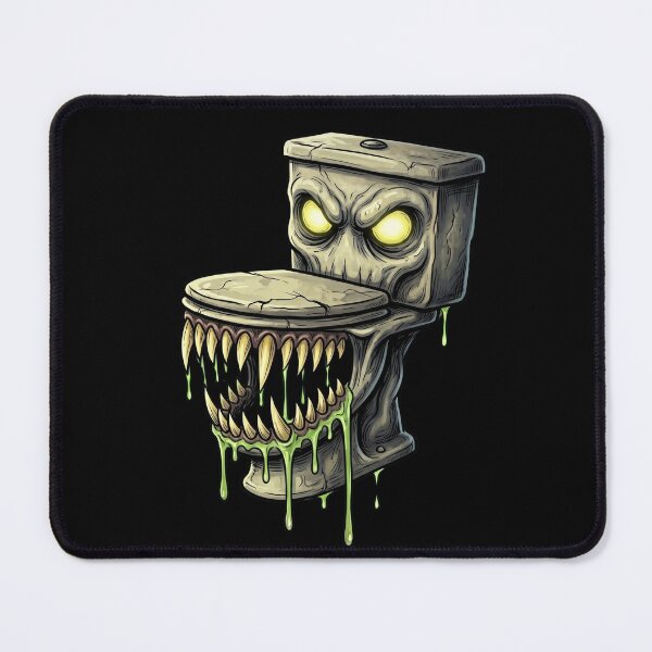 Item preview, Creepy Toilet — Monster Toilet Horror Cartoon designed and sold by David Mateo ArtWorks.