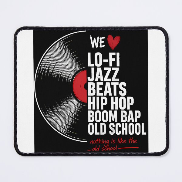 Item preview, Copy of WE LOVE LO-FI 4 – Old School Hip Hop Jazz Beats Streetwear Design designed and sold by Salimgor Hangaround Music.