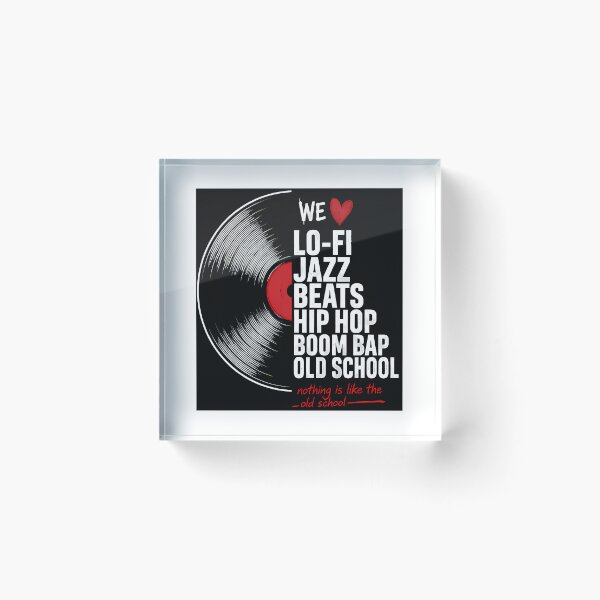 Item preview, Copy of WE LOVE LO-FI 4 – Old School Hip Hop Jazz Beats Streetwear Design designed and sold by Salimgor Hangaround Music.