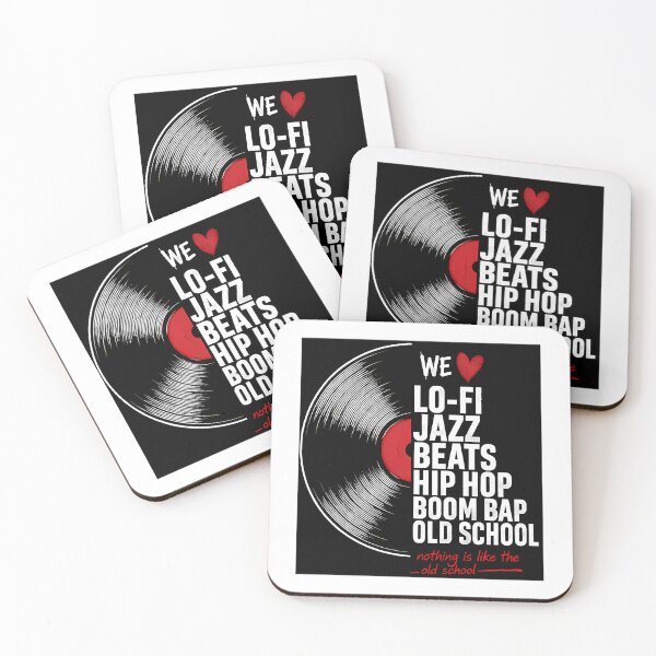 Item preview, Copy of WE LOVE LO-FI 4 – Old School Hip Hop Jazz Beats Streetwear Design designed and sold by Salimgor Hangaround Music.