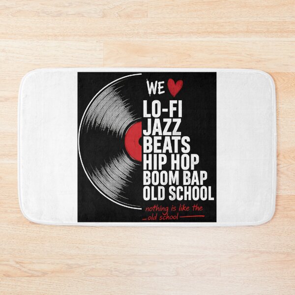 Item preview, Copy of WE LOVE LO-FI 4 – Old School Hip Hop Jazz Beats Streetwear Design designed and sold by Salimgor Hangaround Music.