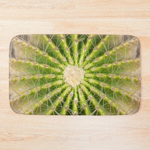 Item preview, Green cactus top view macro texture designed and sold by TanalyFlowers.