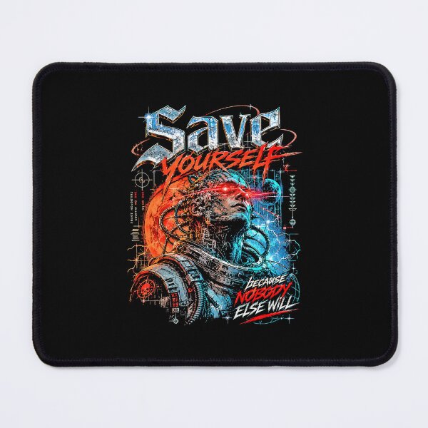 Item preview,  Save Yourself Nobody Else Will Trust No One Cyber Warrior  designed and sold by graphixpolash.
