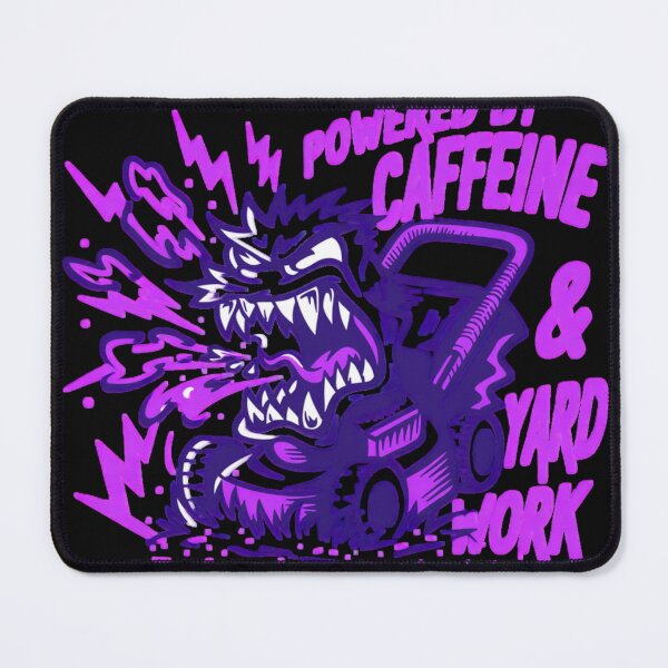 Item preview, Powered By Caffeine & Yard Work designed and sold by Boysmom21.