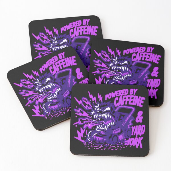 Item preview, Powered By Caffeine & Yard Work designed and sold by Boysmom21.