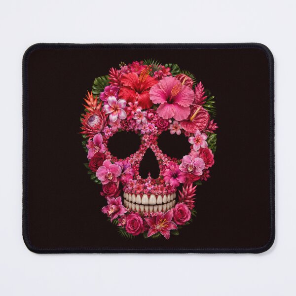 Item preview, Pink Flower skull designed and sold by DuffWebTShirts.
