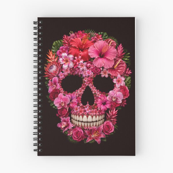 Item preview, Pink Flower skull designed and sold by DuffWebTShirts.