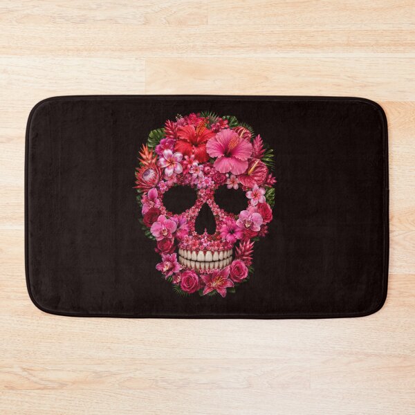Item preview, Pink Flower skull designed and sold by DuffWebTShirts.