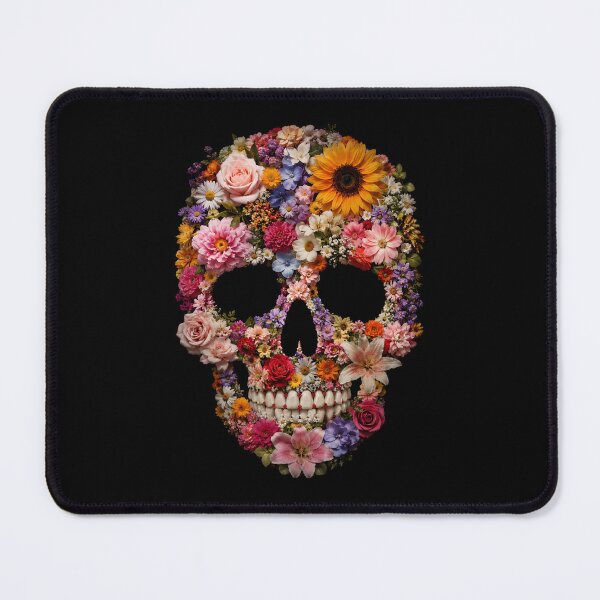 Item preview, Flower skull designed and sold by DuffWebTShirts.