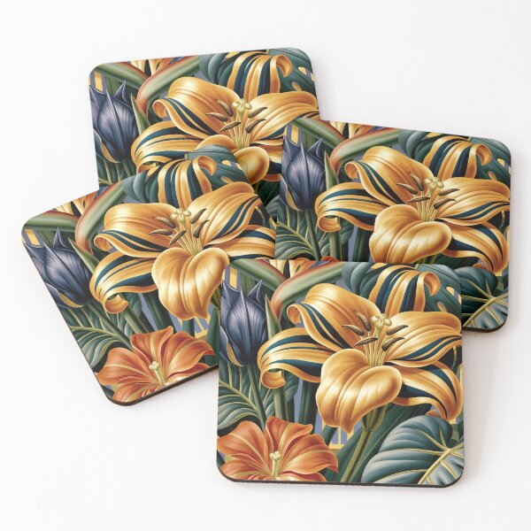Item preview, Wall Art - Postcard - Tropical Bloom – Geometric Paradise designed and sold by ForeverPrintsOK.