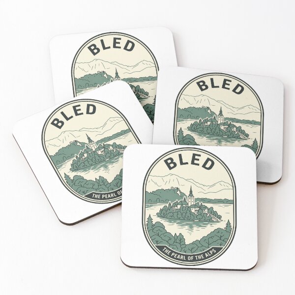 Item preview, Lake Bled Slovenia Alpine Island Travel Badge designed and sold by k3rstman1.