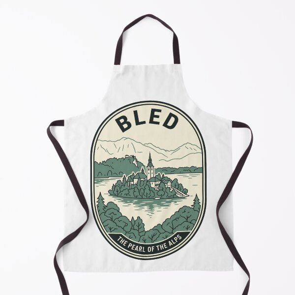 Item preview, Lake Bled Slovenia Alpine Island Travel Badge designed and sold by k3rstman1.