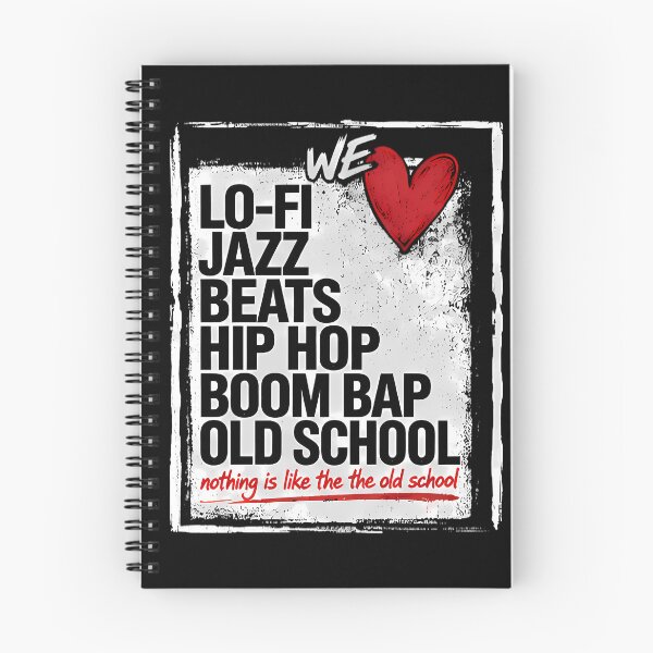 Item preview, WE LOVE LO-FI 6 – Old School Hip Hop Jazz Beats Streetwear Design designed and sold by Salimgor Hangaround Music.