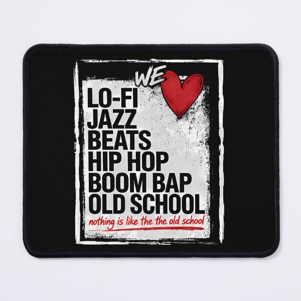 Item preview, WE LOVE LO-FI 6 – Old School Hip Hop Jazz Beats Streetwear Design designed and sold by Salimgor Hangaround Music.