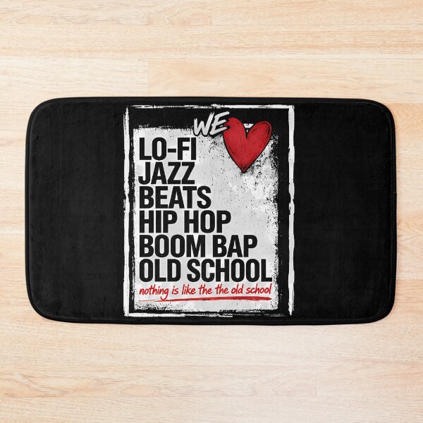 Item preview, WE LOVE LO-FI 6 – Old School Hip Hop Jazz Beats Streetwear Design designed and sold by Salimgor Hangaround Music.