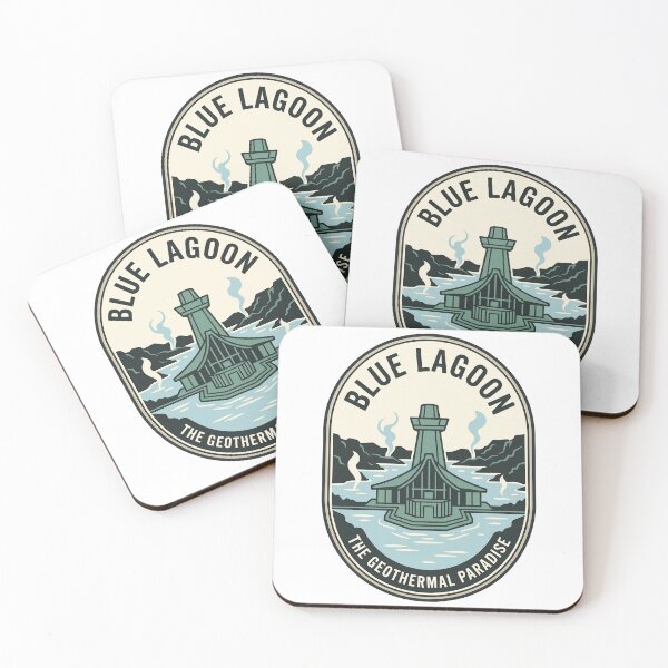 Item preview, Vintage Blue Lagoon Iceland Geothermal Paradise Badge designed and sold by k3rstman1.