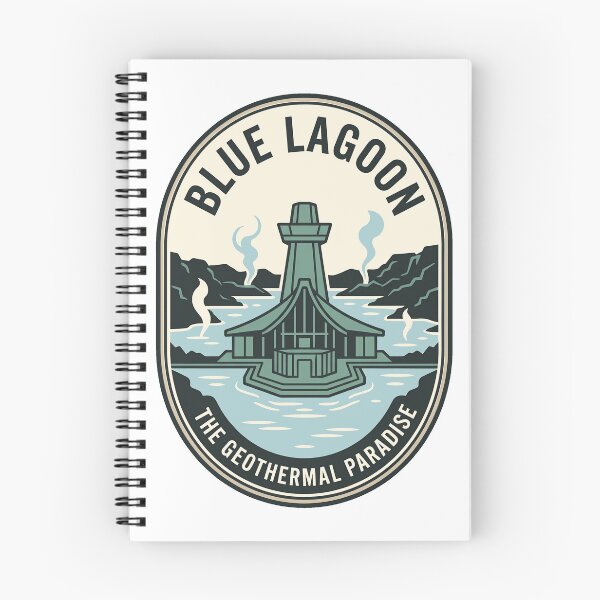 Item preview, Vintage Blue Lagoon Iceland Geothermal Paradise Badge designed and sold by k3rstman1.