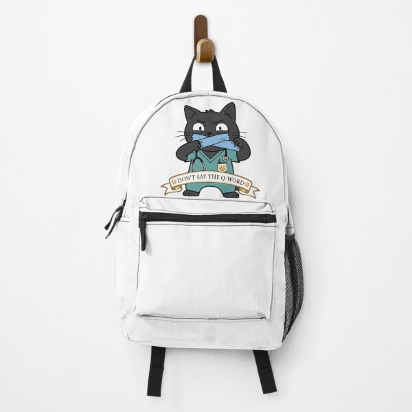 Item preview, Don't Say Quiet Funny Night Shift Nurse Cat designed and sold by Caffeinated Scrubs.