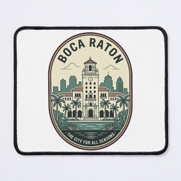 Item preview, Boca Raton Florida Vintage Travel Badge designed and sold by k3rstman1.