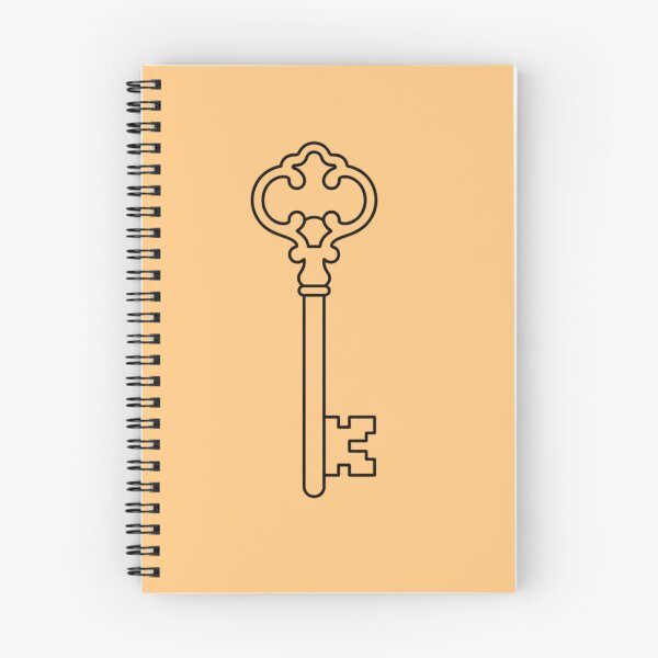 Item preview, Ornate Vintage Key Minimalist Line Drawing designed and sold by Opal Aura .