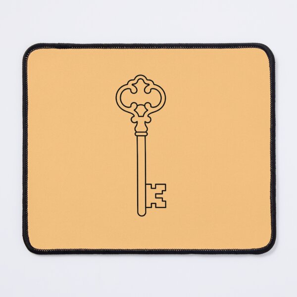 Item preview, Ornate Vintage Key Minimalist Line Drawing designed and sold by Opal Aura .