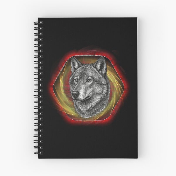 Item preview, Wolf in a cubic circle designed and sold by WolnoscZycia.