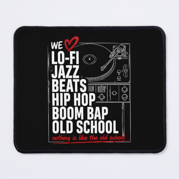 Item preview, WE LOVE LO-FI 7 – Old School Hip Hop Jazz Beats Streetwear Design designed and sold by Salimgor Hangaround Music.
