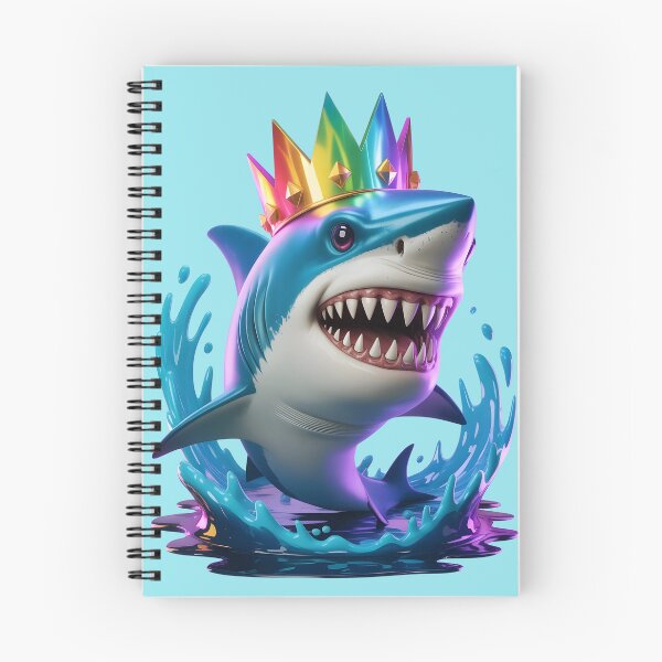 Item preview, Galaxy Shark King Rainbow T-Shirt designed and sold by RBToper.