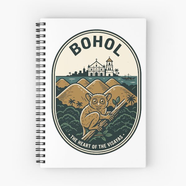 Item preview, Vintage Bohol Philippines Tarsier Chocolate Hills Badge designed and sold by k3rstman1.