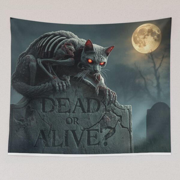 Item preview, Dead or Alive? Schrödinger’s Cat designed and sold by PurrfectWhisper.