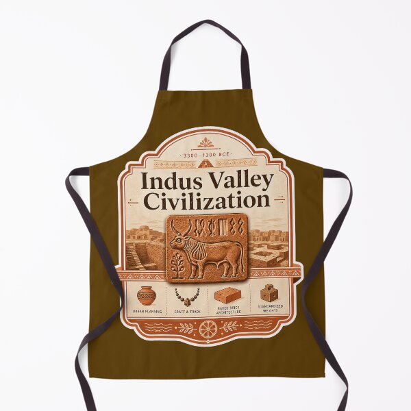 Item preview, Indus Valley Civilization Heritage Poster Design designed and sold by ArtsyExplorer.