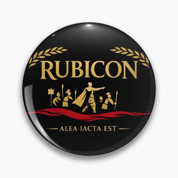 Item preview, Alea Iacta Est Rubicon Caesar Quote designed and sold by Retr0Tshirts.