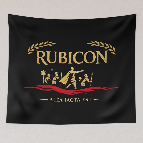 Item preview, Alea Iacta Est Rubicon Caesar Quote designed and sold by Retr0Tshirts.