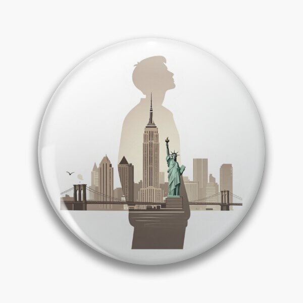 Item preview, Hometown Pride New York Skyline Boy – Statue of Liberty Streetwear Design  Description designed and sold by gluxdesing.