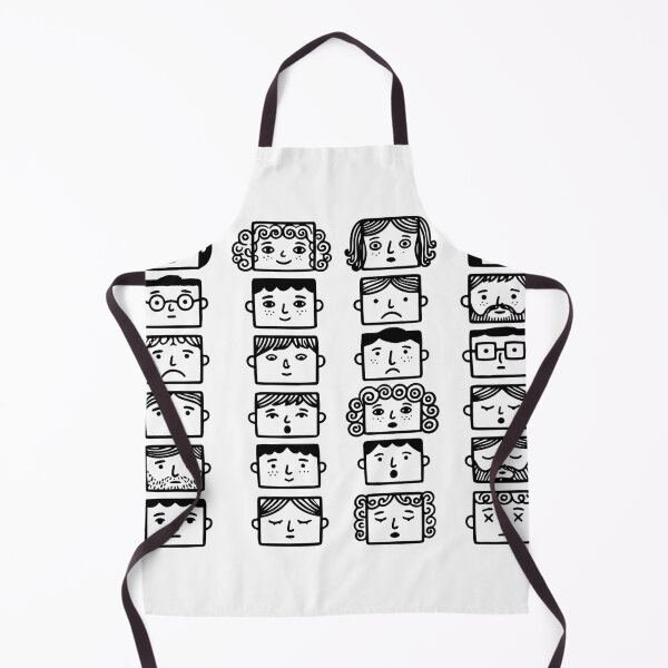 Item preview, faces in black and white designed and sold by YasminTaha.