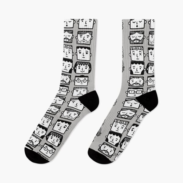 Item preview, faces in black and white designed and sold by YasminTaha.