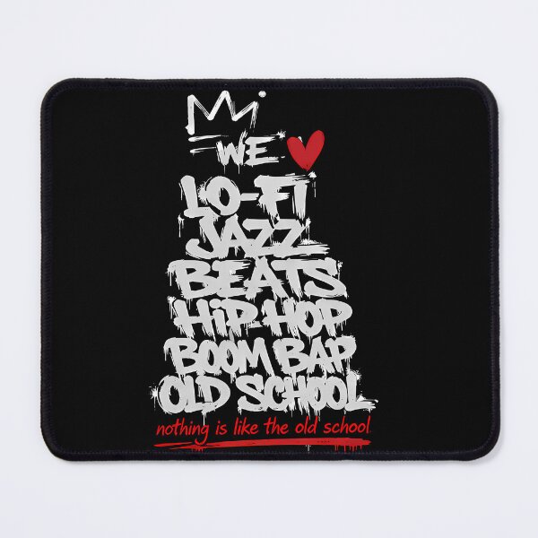 Item preview, WE LOVE LO-FI 8 – Old School Hip Hop Jazz Beats Streetwear Design designed and sold by Salimgor Hangaround Music.