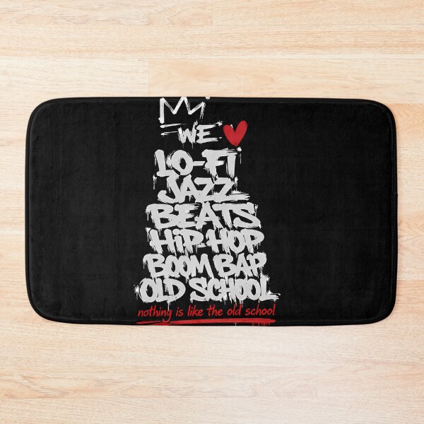 Item preview, WE LOVE LO-FI 8 – Old School Hip Hop Jazz Beats Streetwear Design designed and sold by Salimgor Hangaround Music.