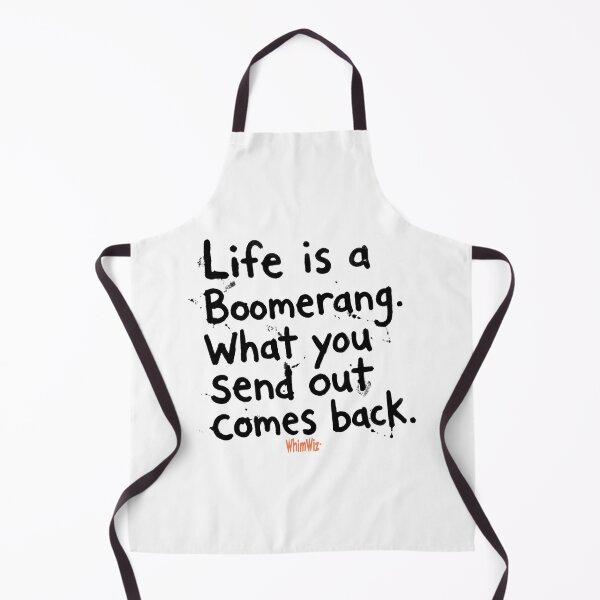 Item preview, Life is a Boomerang - WhimWiz Funny & Quirky Gift Ideas designed and sold by WhimWiz.
