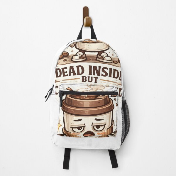 Item preview, Dead Inside But Caffeinated Funny Coffee Sticker designed and sold by naevermillion.