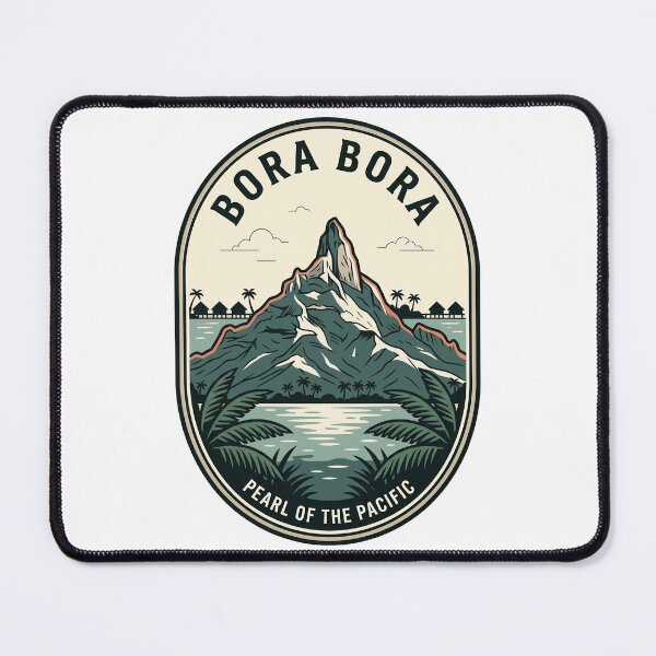 Item preview, Vintage Bora Bora Pearl Of The Pacific Badge designed and sold by k3rstman1.